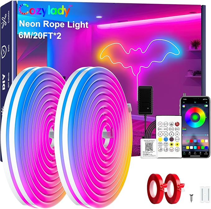 Led RGB Νέον Φωτιστικό Σχοινιού